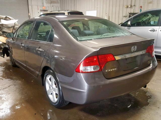 19XFA1F66AE078106 - 2010 HONDA CIVIC BROWN photo 3