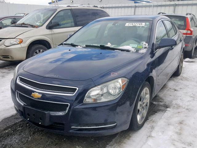 1G1ZC5EB5A4106534 - 2010 CHEVROLET MALIBU 1LT ლურჯი ფოტო 2