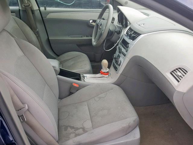 1G1ZC5EB5A4106534 - 2010 CHEVROLET MALIBU 1LT ლურჯი ფოტო 5