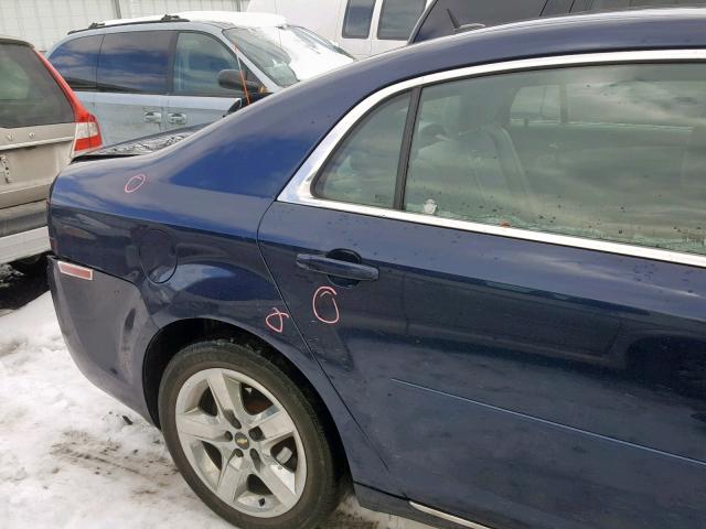 1G1ZC5EB5A4106534 - 2010 CHEVROLET MALIBU 1LT ლურჯი ფოტო 9