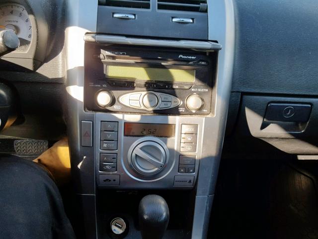 JTKDE177360064515 - 2006 TOYOTA SCION TC ვერცხლისფერი ფოტო 9