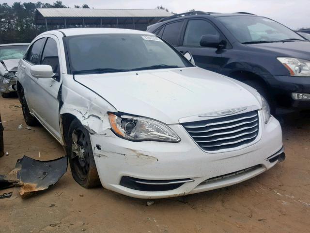 1C3CCBAB6CN135365 - 2012 CHRYSLER 200 LX WHITE photo 1