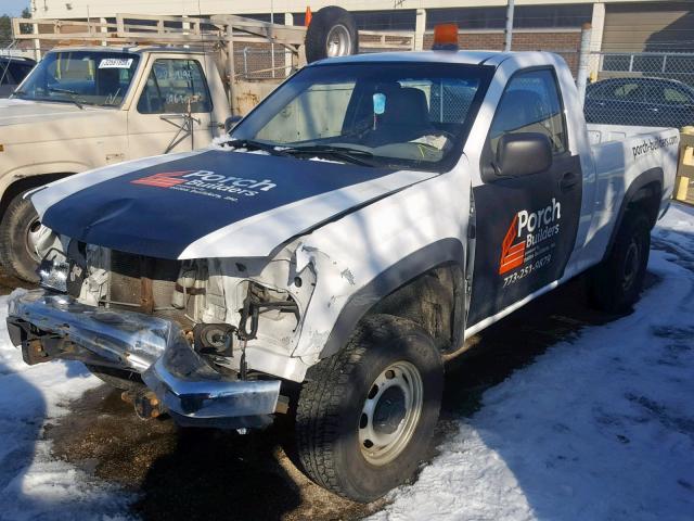 1GCDT14E488206987 - 2008 CHEVROLET COLORADO WHITE photo 2