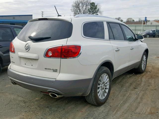 5GALRBED1AJ178880 - 2010 BUICK ENCLAVE CX WHITE photo 4
