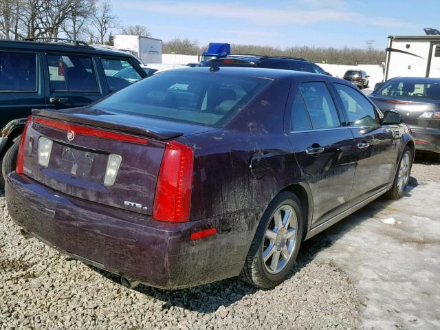 1G6DD67V280172703 - 2008 CADILLAC STS BURGUNDY photo 4