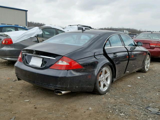 WDDDJ72X07A101891 - 2007 MERCEDES-BENZ CLS 550 BLACK photo 4