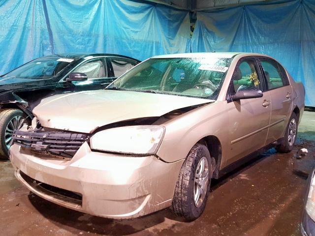 1G1ZS58F77F156365 - 2007 CHEVROLET MALIBU LS GOLD photo 2