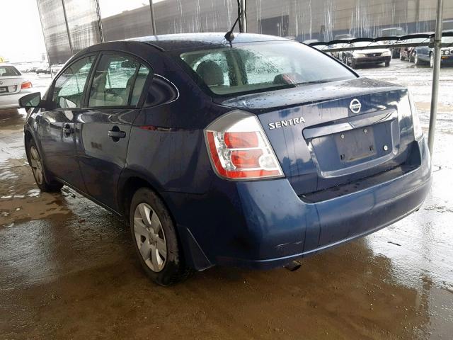 3N1AB61E19L639454 - 2009 NISSAN SENTRA 2.0 BLUE photo 3