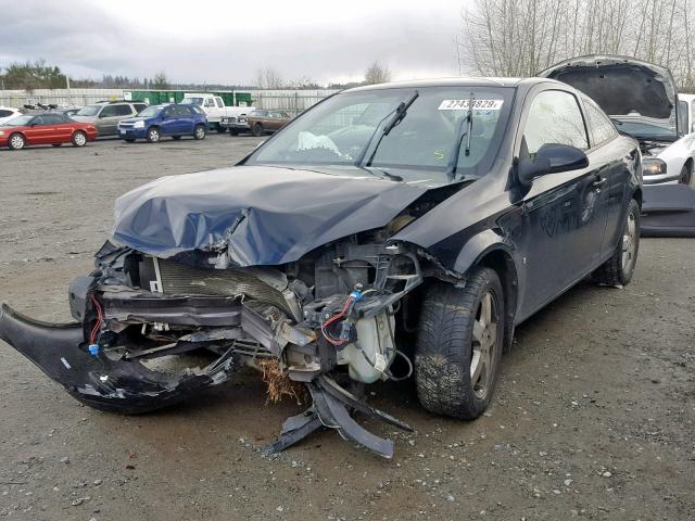 1G2AS18H597229815 - 2009 PONTIAC G5 BLACK photo 2
