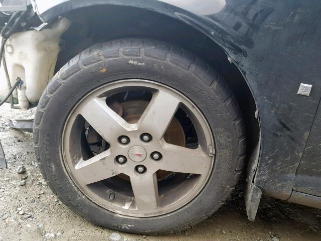 1G2AS18H597229815 - 2009 PONTIAC G5 BLACK photo 9