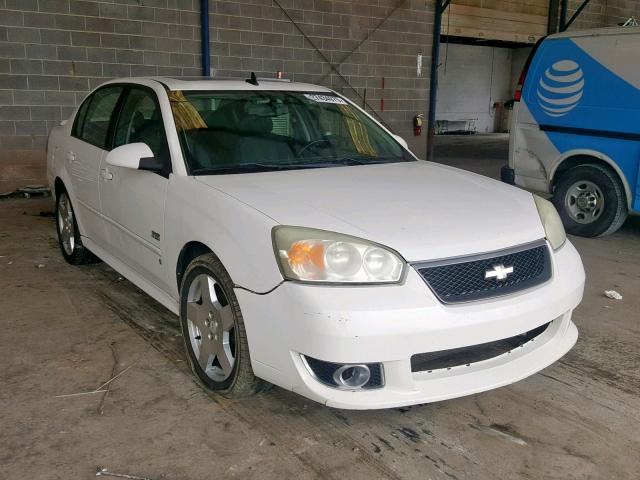 1G1ZW53116F165268 - 2006 CHEVROLET MALIBU SS WHITE photo 1