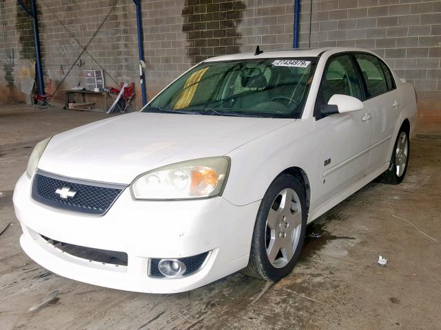 1G1ZW53116F165268 - 2006 CHEVROLET MALIBU SS WHITE photo 2