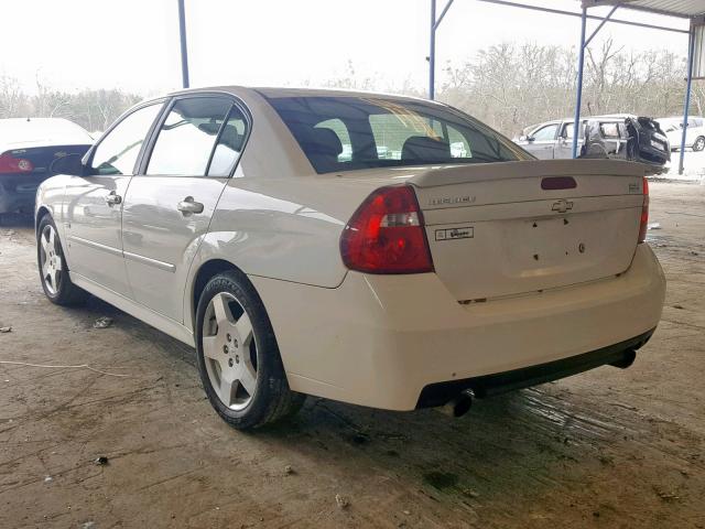 1G1ZW53116F165268 - 2006 CHEVROLET MALIBU SS 白色 照片 3