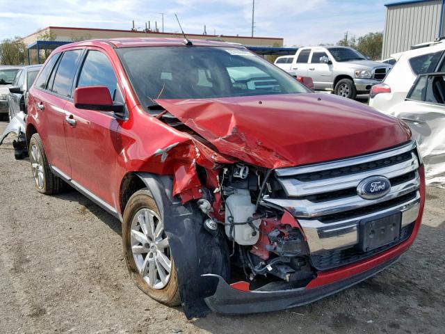 2FMDK4JC6BBA31309 - 2011 FORD EDGE SEL RED photo 1