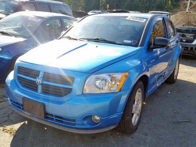 1B3HB48B68D757887 - 2008 DODGE CALIBER SX BLUE photo 2