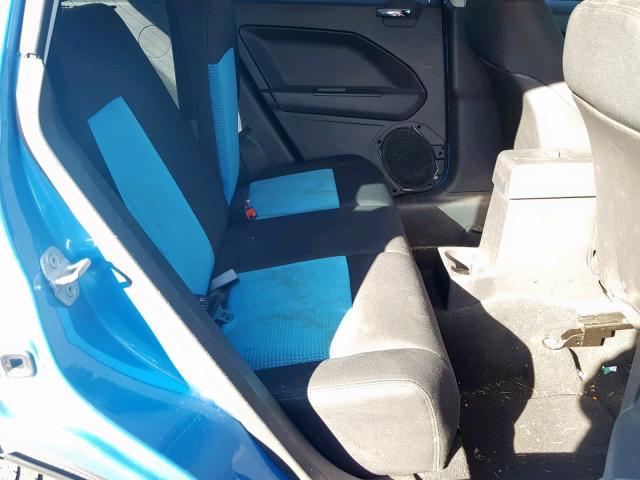 1B3HB48B68D757887 - 2008 DODGE CALIBER SX BLUE photo 6