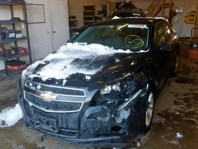 1G11C5SA3DF191486 - 2013 CHEVROLET MALIBU 1LT 黑色 照片 2