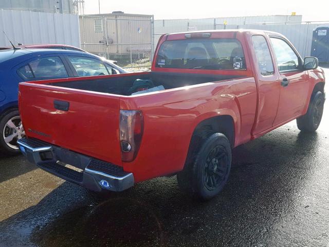 1GCCS199578123397 - 2007 CHEVROLET COLORADO RED photo 4