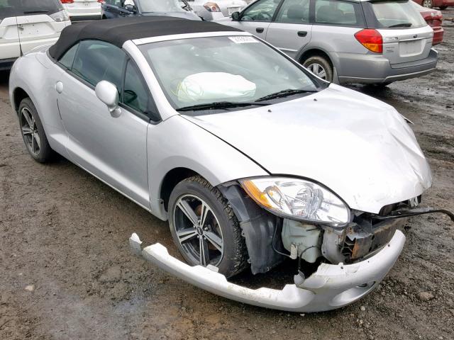 4A3AL25F37E062524 - 2007 MITSUBISHI ECLIPSE SP SILVER photo 1