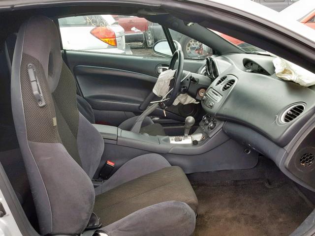 4A3AL25F37E062524 - 2007 MITSUBISHI ECLIPSE SP SILVER photo 5