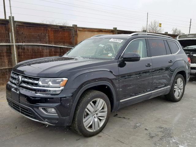 1V2NR2CA1JC543836 - 2018 VOLKSWAGEN ATLAS SEL BLACK photo 2