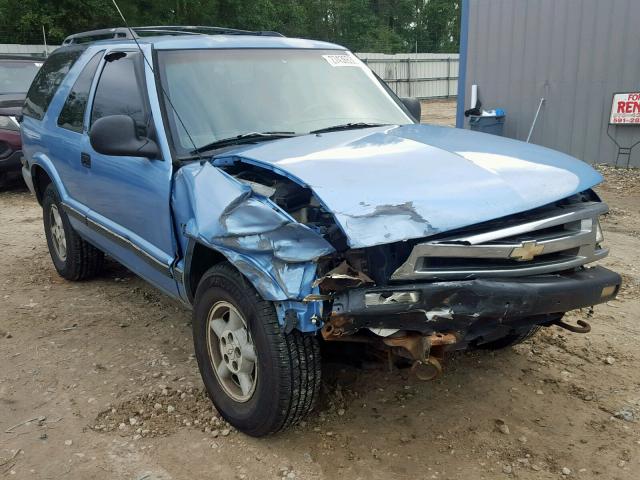 1GNCT18W3TK190587 - 1996 CHEVROLET BLAZER BLUE photo 1