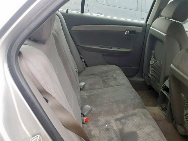 1G1ZG57B28F292517 - 2008 CHEVROLET MALIBU LS GRAY photo 6