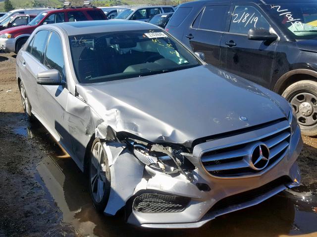 WDDHF5KB4EB027491 - 2014 MERCEDES-BENZ E 350 GRAY photo 1