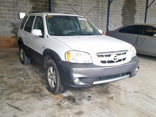 4F2CZ06125KM51560 - 2005 MAZDA TRIBUTE S WHITE photo 1