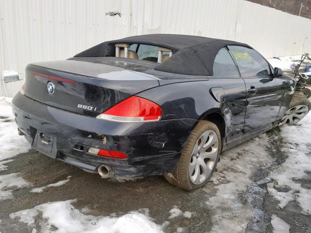 WBAEK13537CN84462 - 2007 BMW 650 I BLACK photo 4