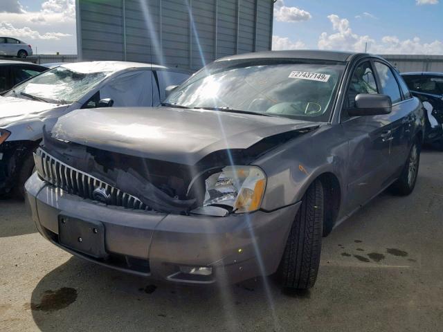 1MEFM42156G600703 - 2006 MERCURY MONTEGO PR GRAY photo 2