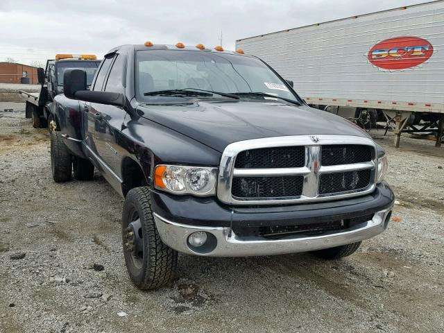 3D7MU48C54G163052 - 2004 DODGE RAM 3500 S BLACK photo 1