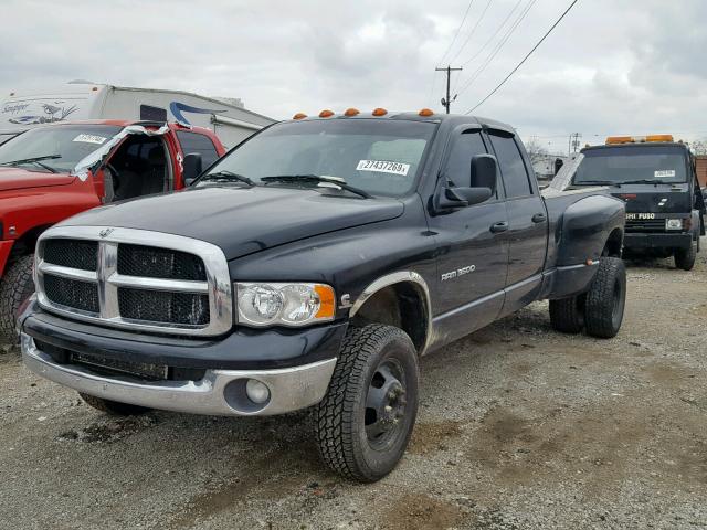 3D7MU48C54G163052 - 2004 DODGE RAM 3500 S BLACK photo 2