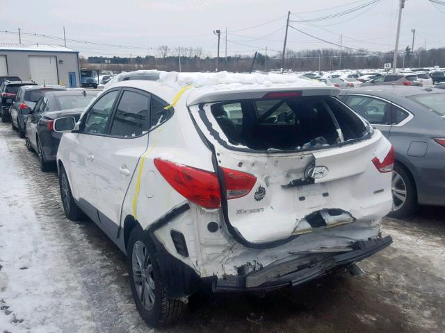 KM8JUCAG3FU063757 - 2015 HYUNDAI TUCSON LIM WHITE photo 3