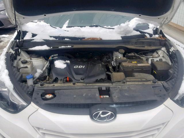 KM8JUCAG3FU063757 - 2015 HYUNDAI TUCSON LIM WHITE photo 7