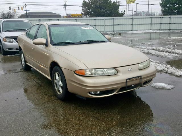 1G3NL52T41C101415 - 2001 OLDSMOBILE ALERO GL GOLD photo 1