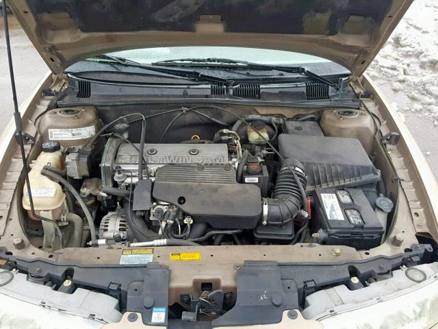 1G3NL52T41C101415 - 2001 OLDSMOBILE ALERO GL GOLD photo 7