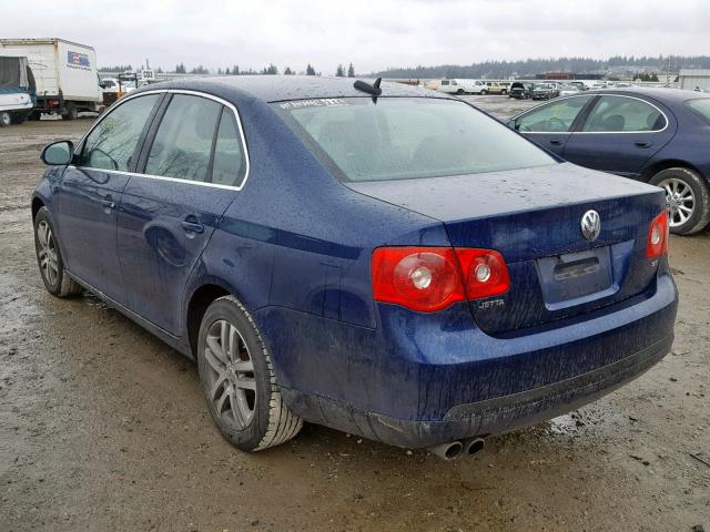 3VWSF71K66M765720 - 2006 VOLKSWAGEN JETTA 2.5 BLUE photo 3