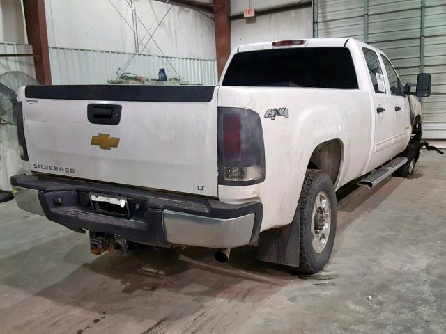 1GC1KXCG6DF173864 - 2013 CHEVROLET SILVERADO WHITE photo 4