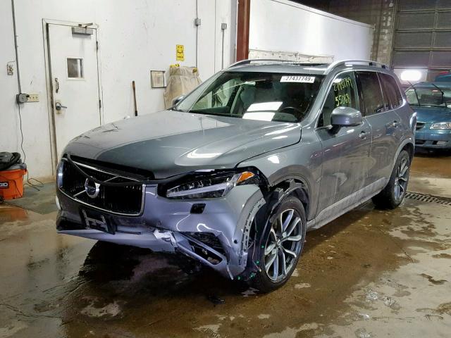 YV4A22PK3H1124977 - 2017 VOLVO XC90 T6 GRAY photo 2