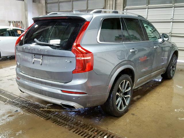 YV4A22PK3H1124977 - 2017 VOLVO XC90 T6 GRAY photo 4