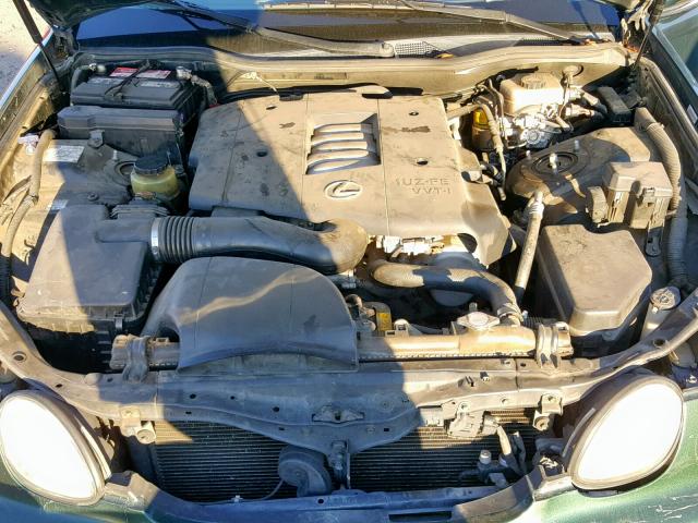 JT8BH68X6W0005801 - 1998 LEXUS GS 400 GREEN photo 7