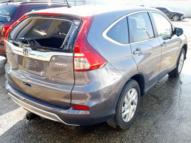 5J6RM4H56FL007586 - 2015 HONDA CR-V EX ნაცრისფერი ფოტო 4