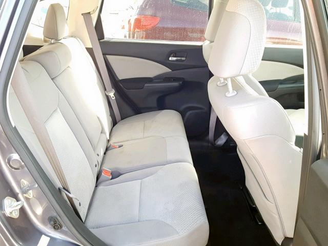 5J6RM4H56FL007586 - 2015 HONDA CR-V EX ნაცრისფერი ფოტო 6
