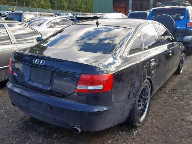 WAUEH74F58N127621 - 2008 AUDI A6 S-LINE BLACK photo 4