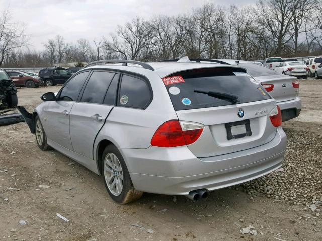 WBAVT13546KW23609 - 2006 BMW 325 XIT SILVER photo 3