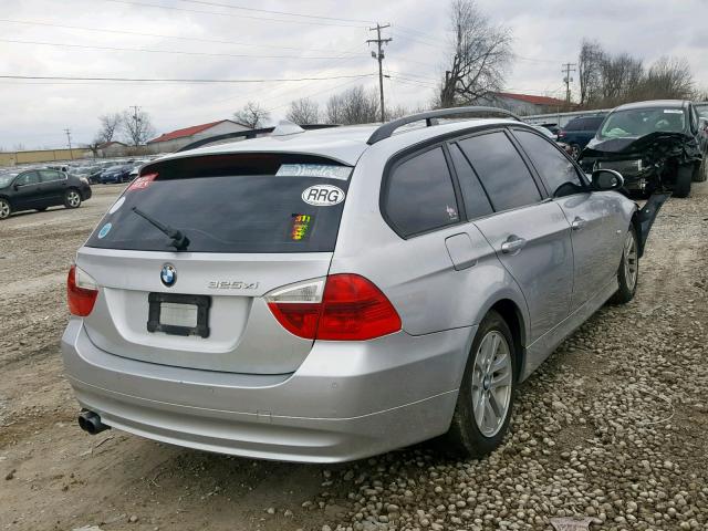 WBAVT13546KW23609 - 2006 BMW 325 XIT SILVER photo 4