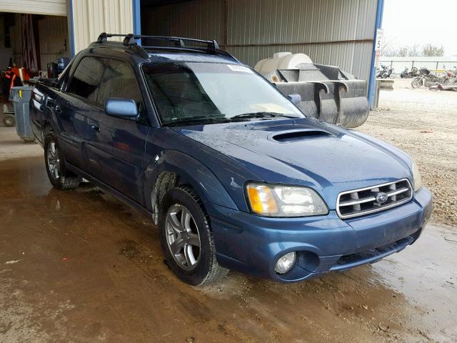 4S4BT63C165102021 - 2006 SUBARU BAJA TURBO BLUE photo 1