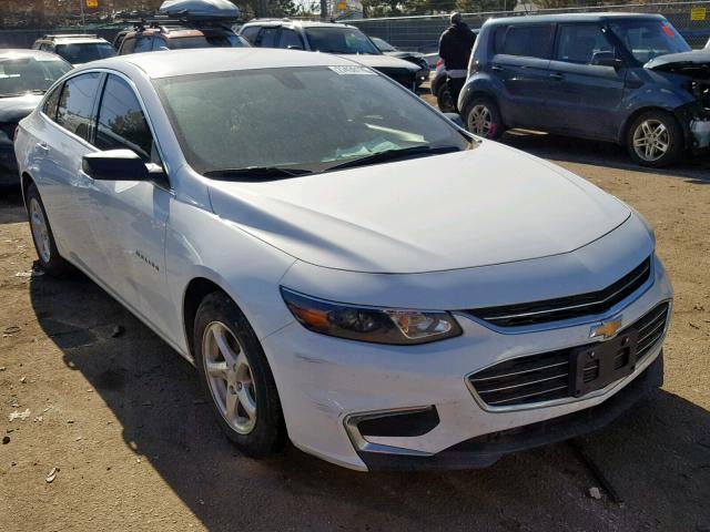 1G1ZC5ST8HF234939 - 2017 CHEVROLET MALIBU LS WHITE photo 1