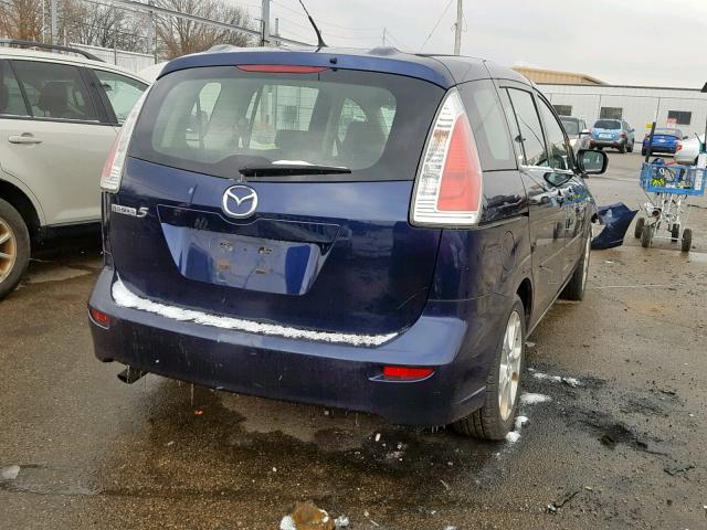 JM1CR293890348105 - 2009 MAZDA 5 BLUE photo 4